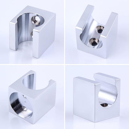 Angle Simple Shower Head Holder Wall Mount, Brass Shower Wand Handle Holder, Sprayer Bracket, Chrome