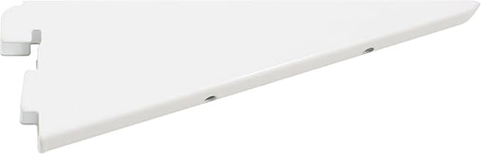 Stone Harbor Hardware Double Track Shelf Bracket for Wood Shelf, 7 Inches, White