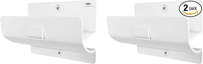 Ladder Hangers for Garage Wall - Set of 2 Ladder Hooks - Use as Ladder Holder Wall Mount or Step Ladder Hanger
