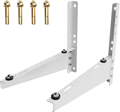 Outdoor Mini Split Wall Mounting Bracket for 9000 Btu to 18000 Btu Ductless Mini Split Air Conditioner AC Heat Pump Systems, Heavy Duty AC Support Bracket for Outside, Holds Up to 330lbs