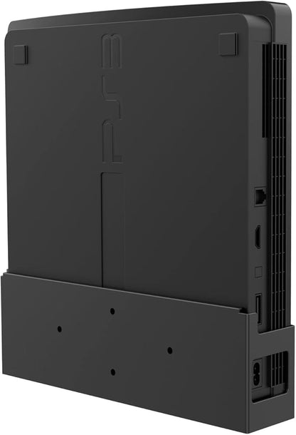 Monzlteck Wall Mount for PS3 Slim,Steel Mount Wall Holder Bracket for PlayStation 3(CECH 2000-2500),Space Saving,wp3-s