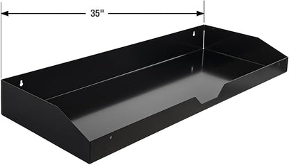 Buyers Products 1702940TRAY 35 Inch Black Powder Coated Carbon Steel Tray for 72-Inch Topsider Truck Box, Middle Notch