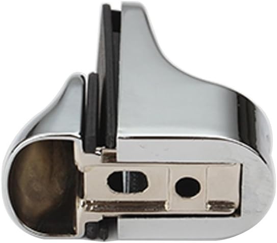 Adjustable Wood/Glass Shelf Bracket Wall Mount, Polished Chrome, 2 Pack