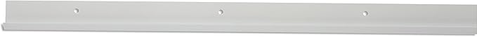 Rubbermaid FastTrack Rail Hardware 40" White Heavy-Duty Steel Durable Organization for Home/Laundry/Bathroom/Mudroom/Pantry/Linen Closet