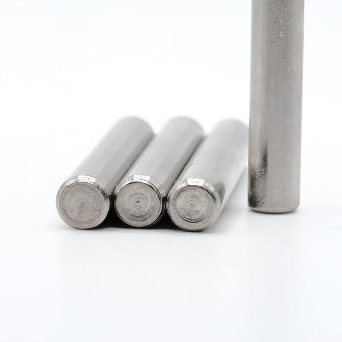 ReplacementScrews Shelf Support Dowel Pins/Pegs Compatible with IKEA Part 101324 (Ivar Bookshelf) - 6x40mm - Plated Steel Pins (Pack of 4)