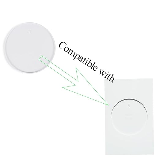 Ultra Slim Wall Holder for Philips Hue Light Switch Remote, UHOLDZU Aluminum Made Invisible Design Remote Control Holder for The Hue Dimmer Switch Wall Plate Replacement (for Tap Dial Switch, White)