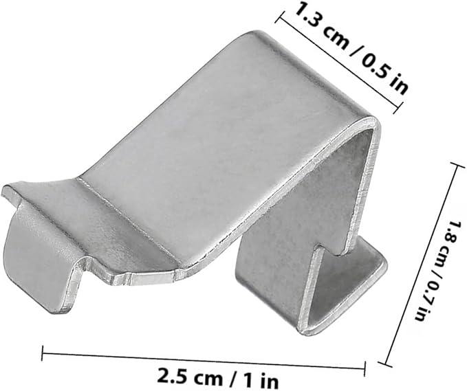 balacoo Metal Cabinet Shelf Clips 12 Pcs Heavy Duty Shelf Support Brackets for Adjustable File Cabinet and Kitchen Storage Organization