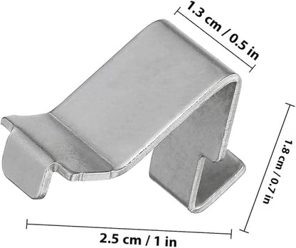 balacoo Metal Cabinet Shelf Clips 12 Pcs Heavy Duty Shelf Support Brackets for Adjustable File Cabinet and Kitchen Storage Organization