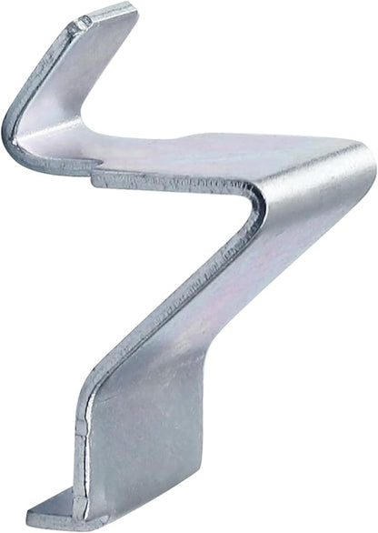 Metal Shelf Clips 40 Pcs, Silver Pilaster Shelf Brackets for Standard Pilasters, Universal Shelf Support Bracket for Metal or Wood Cabinets, Bookcases