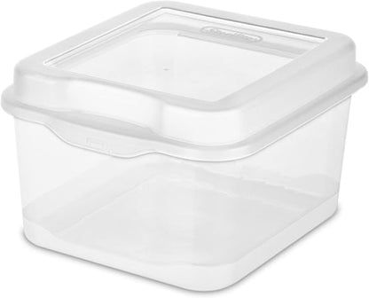 Sterilite 18038612 Small Flip Top Storage Box (24)