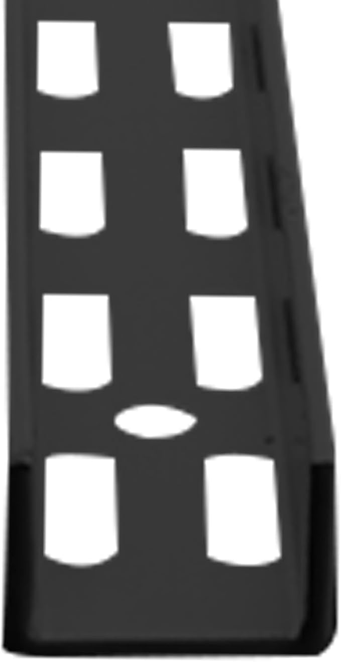 Shelving Track,ULIFESTAR Dual Trak Adjustable Wood Shelf Bracket,2PCS Direct Mount Into Fasttrack Garage Rail,Garage Organization System (17*10*1000mm/0.66*0.39*39.37" Double Row Black)
