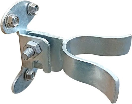 1-5/8" Flat Back Wall Mount Fork Gate Latch - Gate Latch Hardware with Screws or Lag Bolt for Gate Frames, Easily Mounts to Wooden Gate Post or Wall
