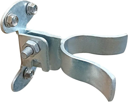 1-3/8" Flat Back Wall Mount Fork Gate Latch - Gate Latch Hardware with Screws or Lag Bolt for Gate Frames, Easily Mounts to Wooden Gate Post or Wall
