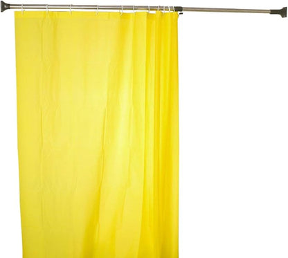 BAOYOUNI Expandable Shower Curtain Tension Rod Metal Window Closet Wardrobe Rail Clothes Hanger Drying Rack 29.4mm Diameter (Grey, 45-66.9 Inches)
