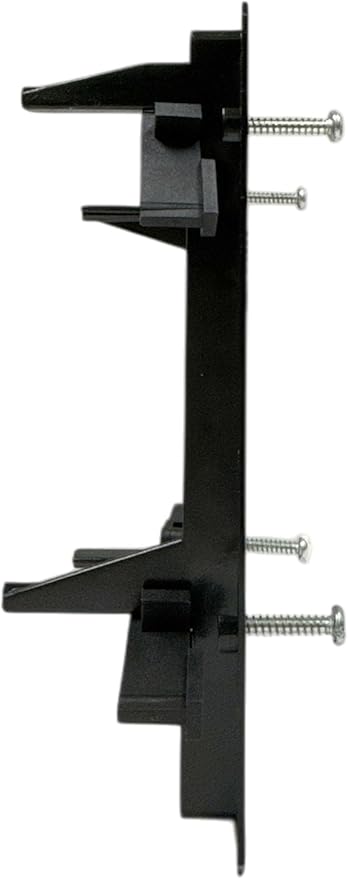 iMBAPrice 3-Gang Low Voltage Mounting Bracket, LV3-2 Drywall Cable Pass Through Wall Plate Mount for Ethernet, HDMI, Coax & Speaker Wire, Non-Metallic Bracket, 2 Pack