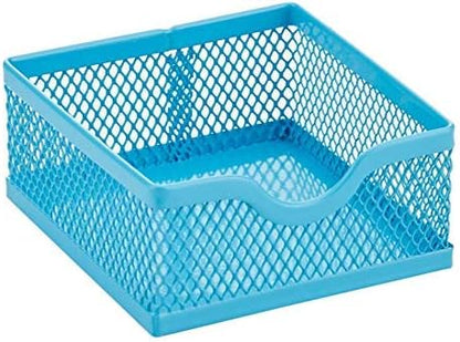Annova Desk Organizer Wire Mesh 3 Tier Sliding Drawers Paper Sorter/Multifunctional/Premium Solid Construction for Letters, Documents, Mail, Files, Paper, Kids' Art Supplies (Blue)