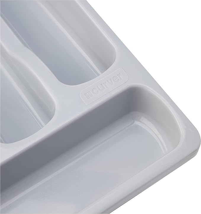 Curver 228006 Cutlery Tray Small Gray Plastic 33 x 20 x 6 cm