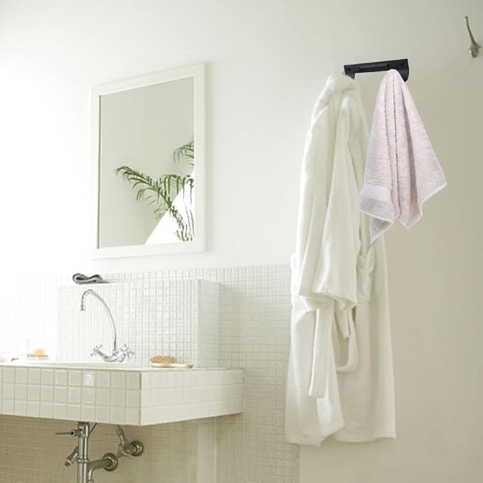 CALIDAKA Ironing Board Hanger, Wall Mount Ironing Board Holder with Screws, Ironing Boards Storage Organizer Wall Bracket Ironing Board Hook for Y-Leg or T-Leg Ironing Boards Towels