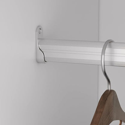Modern Closet System with Shelves, Modular Wall Mount Organization for Walk In Closets, Durable Storage Solutions, Built In Closet Organizer