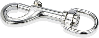 Heavy Duty Swivel Snap Hooks Pet Buckle Trigger Clip Clasp for Linking Dog Leash Collar Key Chain Clothlines (2-3/4" (7cm), 10 Pack)