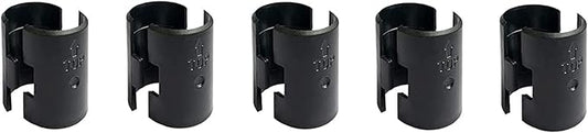 WAFJAMF 10 Pack Wire Shelving Shelf Lock Clips for 1" Post- 5 Pairs Shelving Sleeves Replacements for Wire Shelving System