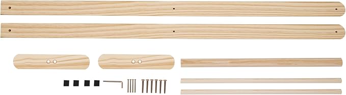 2-Tier Solid Wood Pet Clothing Display Stand, 43.3" Height Natural Log Color Garment Rack for Small Dog Cat Clothes, Adjustable Rod for Towels, Boutique Store & Home Storage Organizer