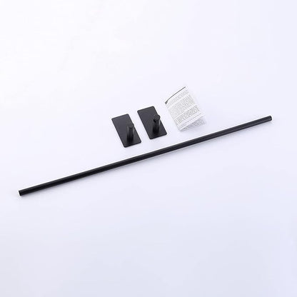 KES Bathroom Towel Bar Usable Length 24-Inch Adhesive Hand Towel Holder No Drill Wall Mounted SUS 304 Stainless Steel Matte Black, A7000S60B-BK