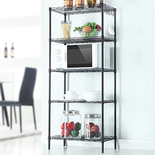 WAFJAMF 72 Pack Wire Shelving Shelf Lock Clips for 1" Post- 36 Pairs Shelving Sleeves Replacements for Wire Shelving System