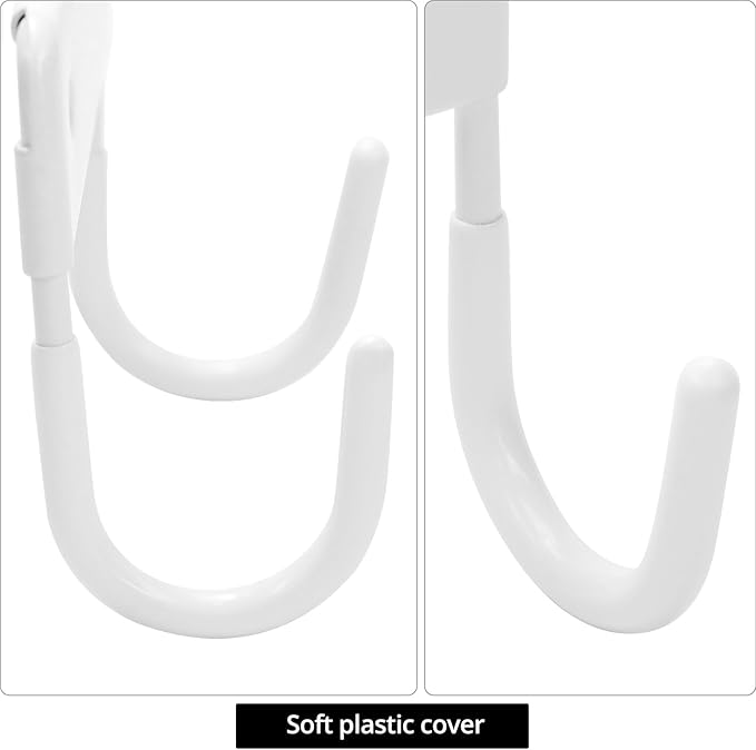 QWORK Ironing Board Wall Mount - Heavy Duty Ironing Board Hanger with 5 Inch Length, Iron Board Hook Wall Mount