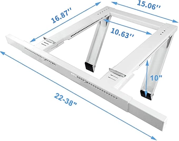 Qualward Air Conditioner Support Bracket, AC Bracket for Window No Drilling Heavy Duty, Up to 200 lbs