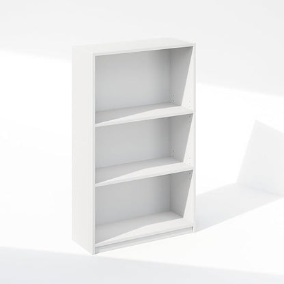Furinno Reed Closet Organizers and Storage, 3-Tier Closet Organizer, Open Shelf Closet Storage, for Wardrobe, Bedroom, Living Room, White