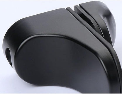 Adjustable Wood/Glass Shelf Bracket Wall Mount, Black, 4 Pack
