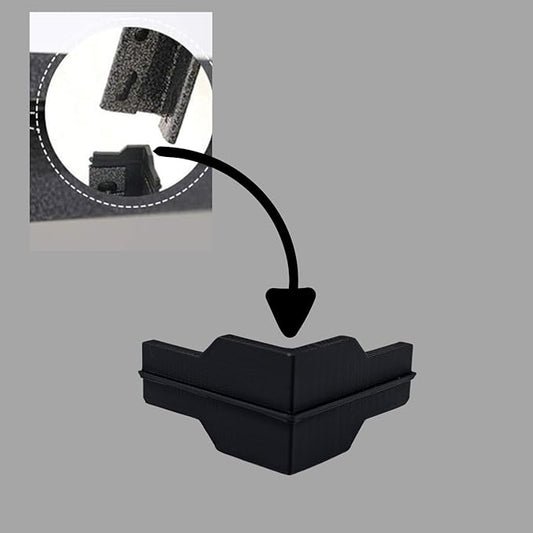 Whalen Post Insert Corner Connector for Shelving Costco (4 PCS), Black