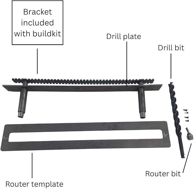 Floating Shelf Brackets - Sheppard Brackets - Easy Install - Heavy Duty (22 inch with Build Kit)