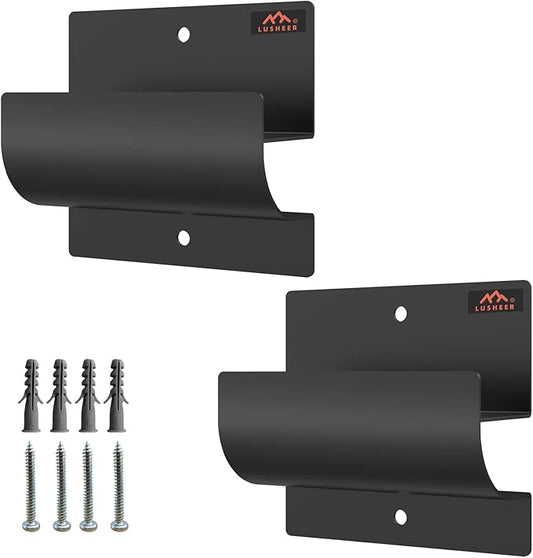 Ladder Hooks for Garage Wall,Ladder Hanger for Garage Wall,Wall Mount Wheelbarrow Hanger, Patio Furniture, Chair & Ladder - Ladder Holder Wall Mount (2 Pack)