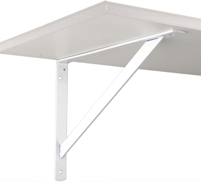 John Sterling THE MAX BRACKET Shelf Bracket, 16-inch, Warm White, 0049-16WTH