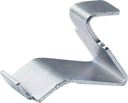 Metal Shelf Clips 20 Pcs, Silver Pilaster Shelf Brackets for Standard Pilasters, Universal Shelf Support Bracket for Metal or Wood Cabinets, Bookcases