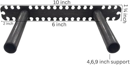 Floating Shelf Brackets - Sheppard Brackets - Easy Install - Heavy Duty (10 inch with Build Kit)