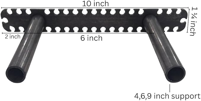 Floating Shelf Brackets - Sheppard Brackets - Easy Install - Heavy Duty (10 Inch)
