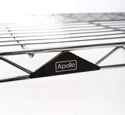 Chrome 5-Shelf Wire Shelving 24"x14"x60" (Chrome)