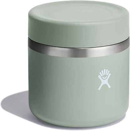 Hydro Flask Food Jar – Insulated Stainless Steel, Snack Travel Container for Hot Food, Lunch, & Soup 20 Oz Agave Green
