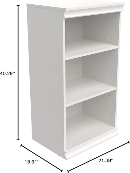 ClosetMaid Modular Storage Shelf Unit with 3 Shelves, White