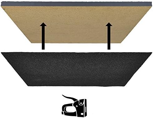 Gun Storage Solutions Rifle Rods Starter Kit with Shelf Liner Gun Organizer System Store More Guns Easy Access for Safety with Nylon Woven Loop Fabric
