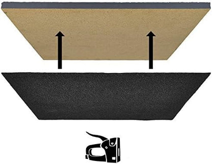 Gun Storage Solutions Rifle Rods Starter Kit with Shelf Liner Gun Organizer System Store More Guns Easy Access for Safety with Nylon Woven Loop Fabric