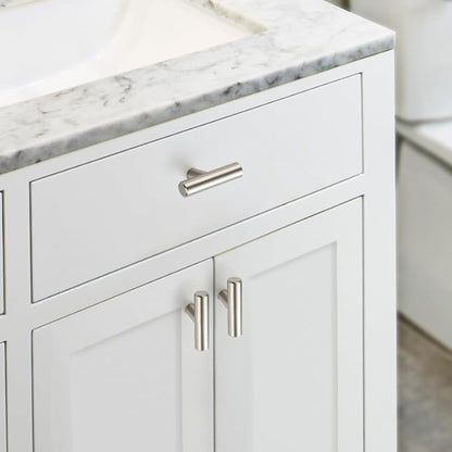 JOY DECOR 60 Pack Cabinet Knobs, Brushed Nickel Cabinet Handles, 2in Kitchen Cabient Knobs, Single Hole Drawer Knobs for Dresser Drawers