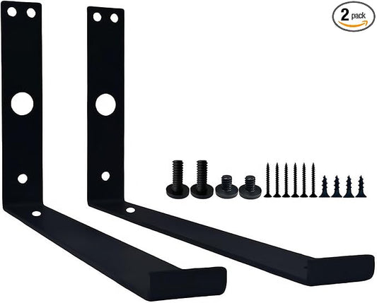 Shelf Brackets for Suncast Sheds,Iron Shelf Accessory Outdoor Sheds Storage,with EZ Bolt Assembly,Brackets Only (2)