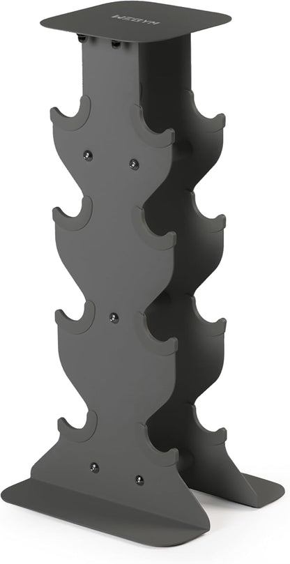 WeGym Dumbbell Racks, Space Saving Solution, Sturdy Cast Iron, Home Workout Storage, Heavy Weights Bearing, Home Strength Training