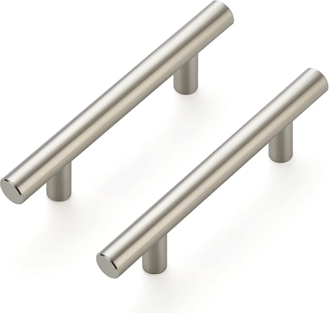 Ravinte 45 Pack | 5 Inch Cabinet Pulls Brushed Nickel Stainless Steel Kitchen Cupboard Handles Cabinet Handles 5 Inch Length, 3 Inch Hole Center