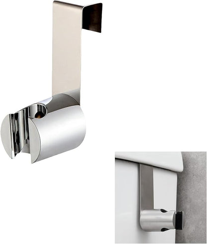 Bidet Sprayer Holder Toilet Bathroom Attachment Hanging Bracket for Handheld Shower Wand, Diaper Sprayer,Stainless Steel Holder for Hand Shower Toilet Bidet Sprayer