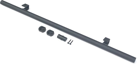 4FT Sliding Library Ladder Track Extension (Not Including Roller Set) for Countryside Black Additional Track in a Rolling Ladder System